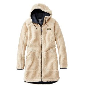 L.L. Bean Women's Mountain Pile Fleece Coat Medium